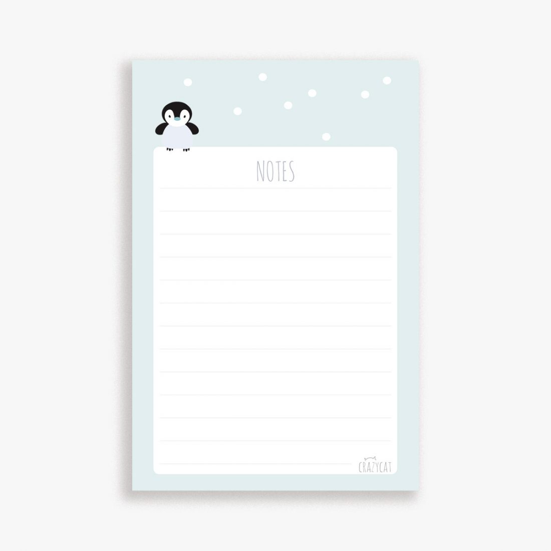 Winter Notepad